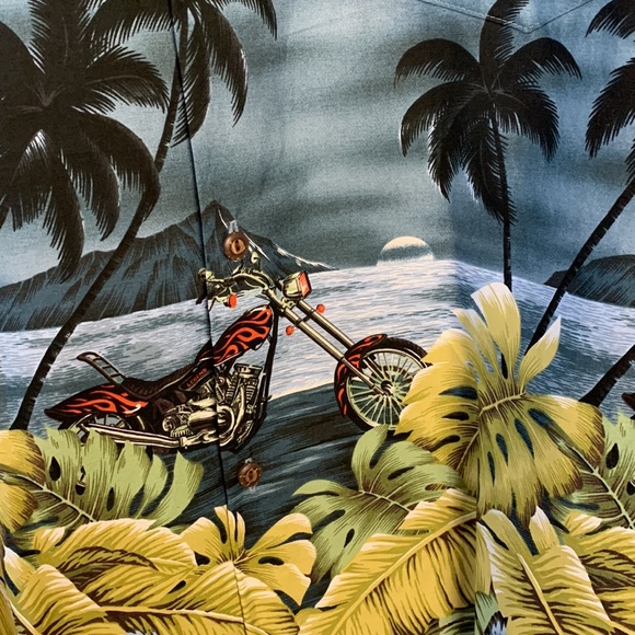 NWOT Pacific Legend Men’s Hawaiian Shirt size Large - Picture 4 of 6